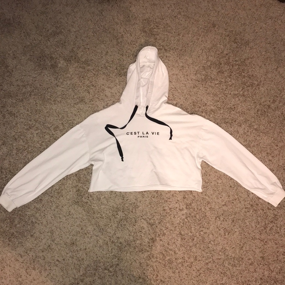 crop top hoodie